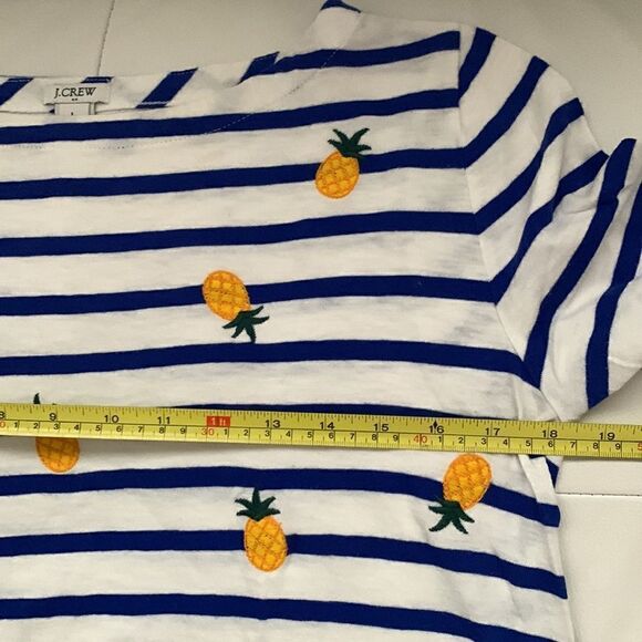J. Crew Cotton Embroidered Women’s Top Size L - Picture 4 of 8